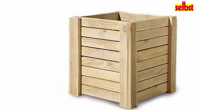 Pflanzkbel aus Holz