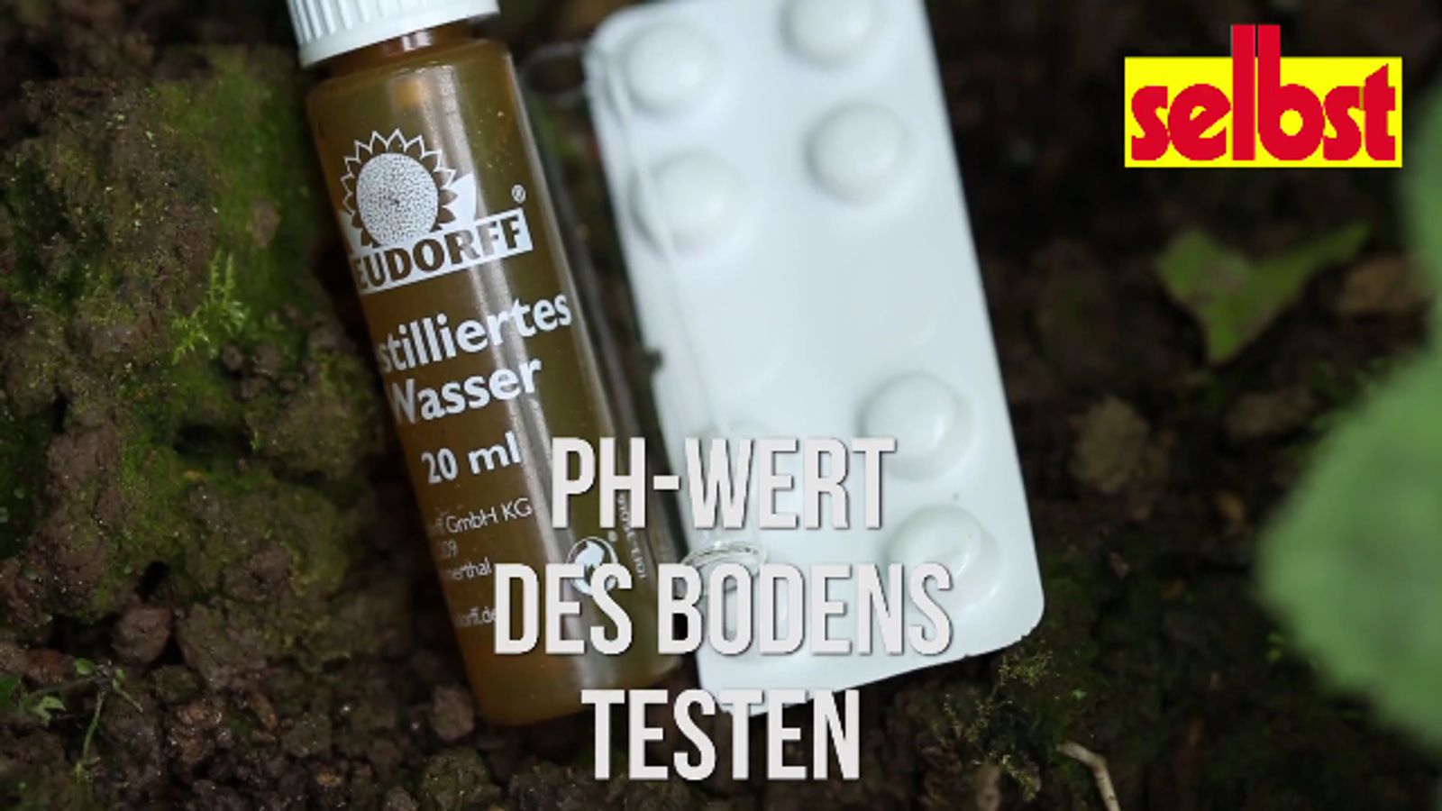 ph-Wert des Bodens testen