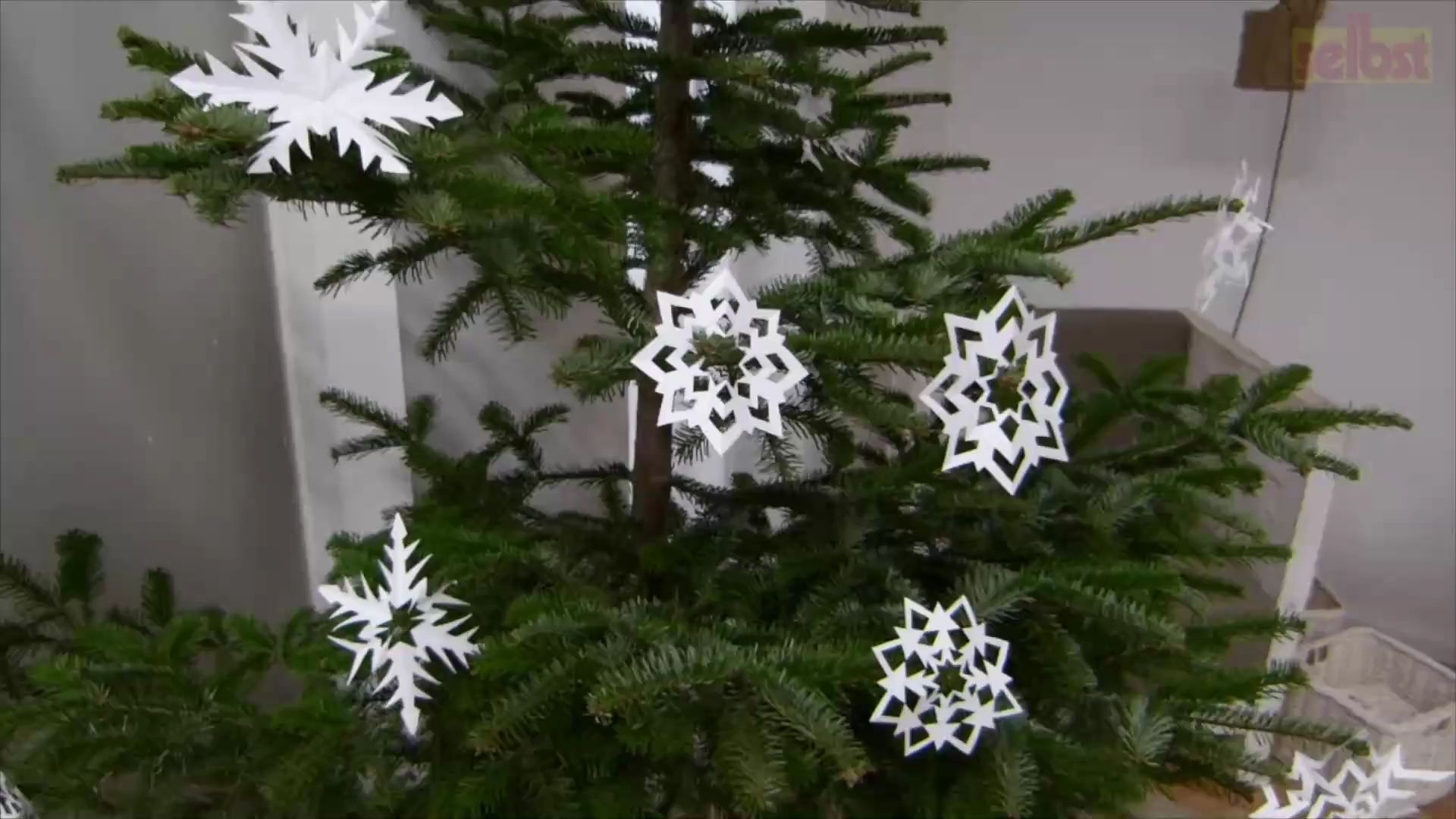 Weihnachtsstern aus Papier basteln
