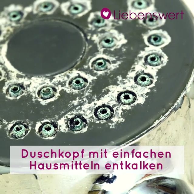 Duschkopf entkalken: So geht's | Männersache